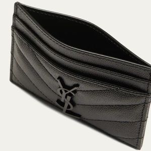 YSL black card holder